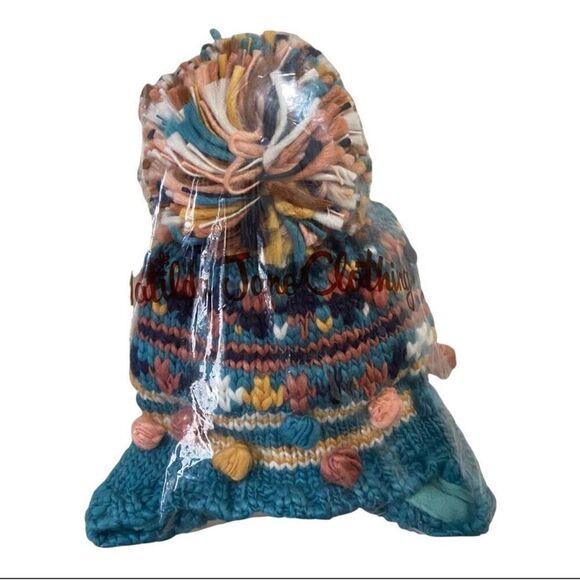 Matilda Jane Hanni Girls Fleece Lined Sweater Knit Hat NWT - Picture 4 of 7